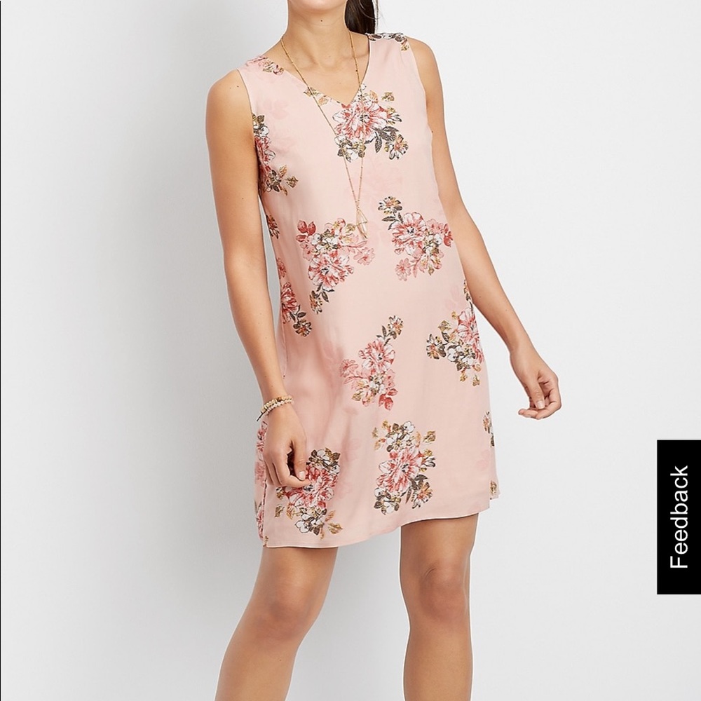 Pink Floral Dress